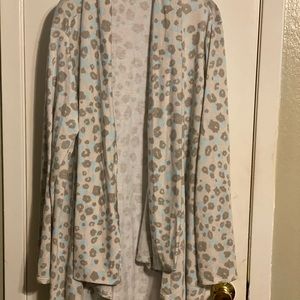 Leopard long cardigan